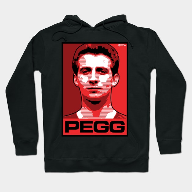 Pegg - MUFC Hoodie by David Foy Art